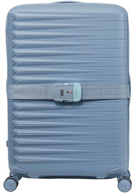 Luggage Strap Cinghia con chiusura TSA AMERICAN TOURISTER | LUGGAGE BELT TSASTONE BLU